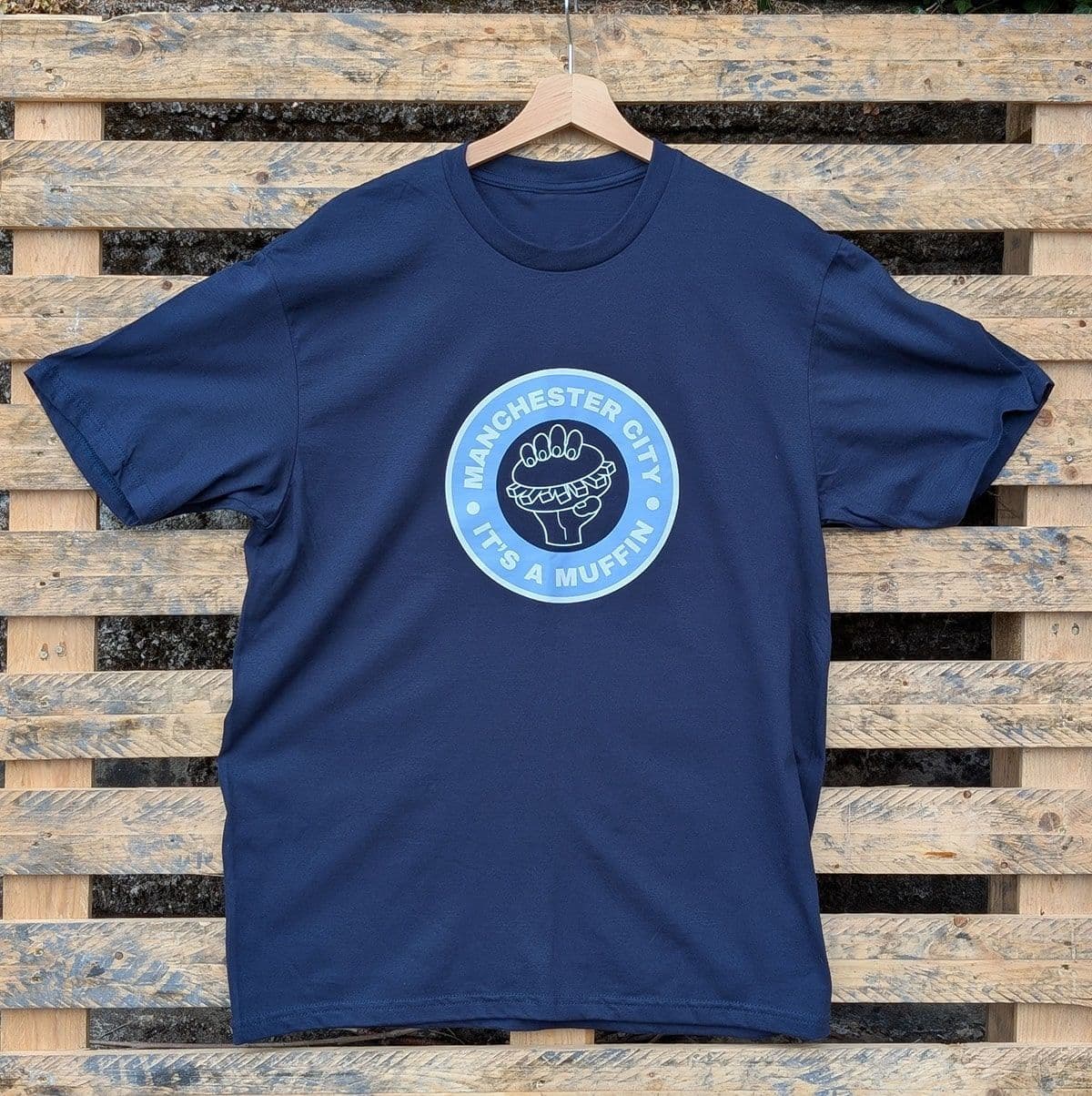 City  Muffin Navy T-shirt