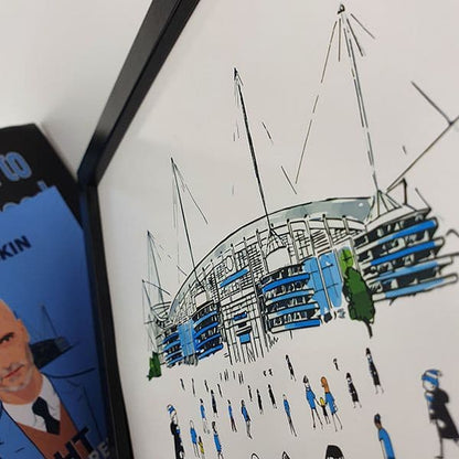 City of Manchester Stadium Print