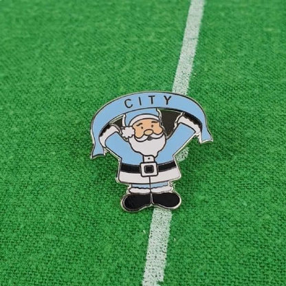 City Santa Pin Badge