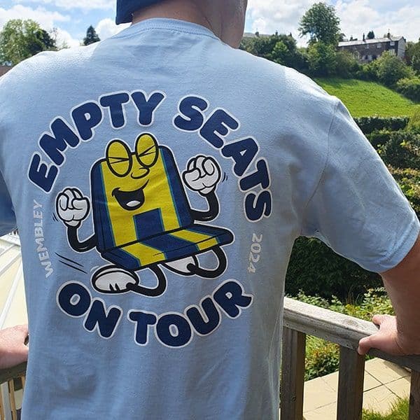 Empty Seats On Tour Sky Blue Wembley T-shirt