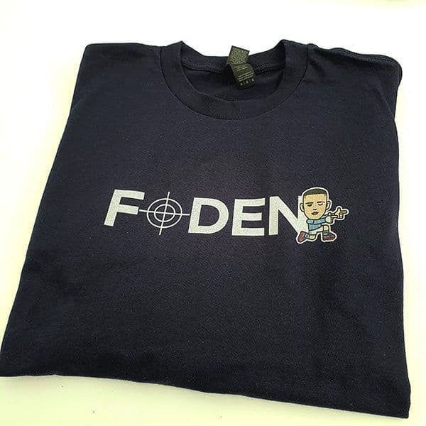 Foden Celebration Navy T-shirt