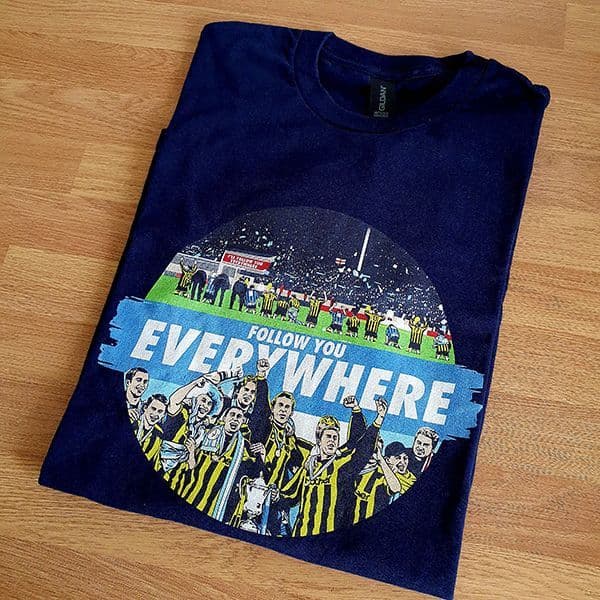 Follow You Everywhere Navy T-shirt