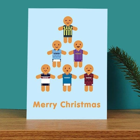 Gingerbread Men Kits Christmas Card