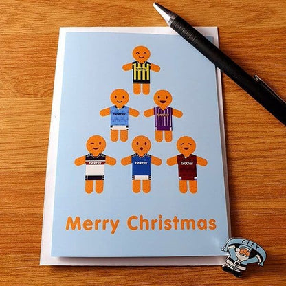 Gingerbread Men Kits Christmas Card