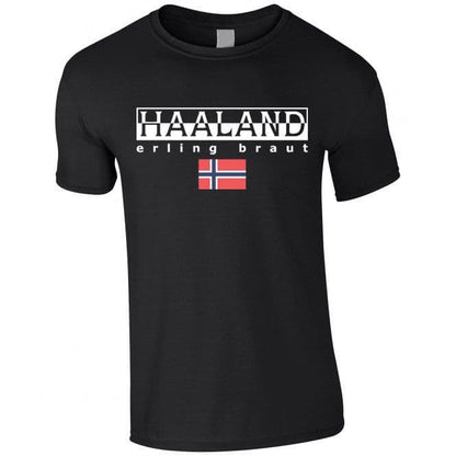 Haaland Black T-shirt