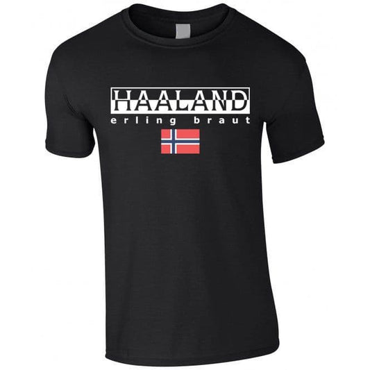 Haaland Black T-shirt