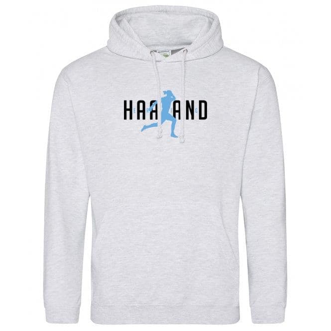 Haaland Celebration Light Grey Hoodie