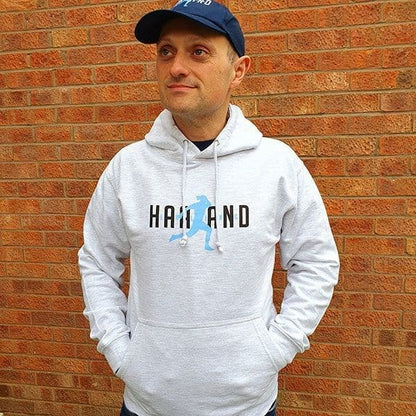 Haaland Celebration Light Grey Hoodie