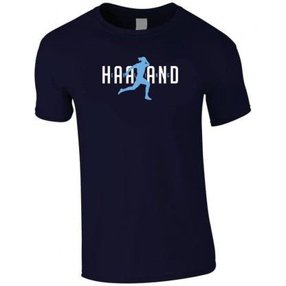 Haaland Celebration Navy T-shirt