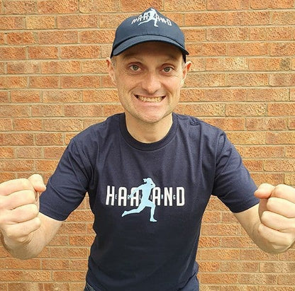 Haaland Celebration Navy T-shirt