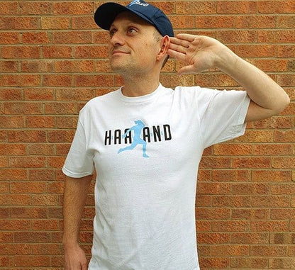 Haaland Celebration White T-shirt