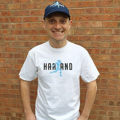 Haaland Celebration White T-shirt