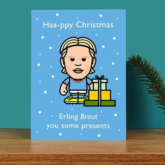 Haaland Christmas Present Card