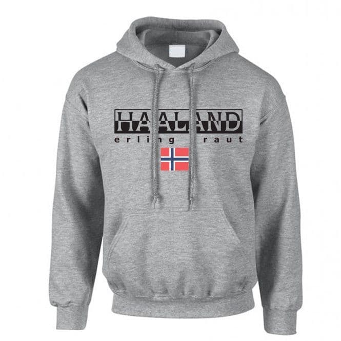 Haaland Grey Hoodie