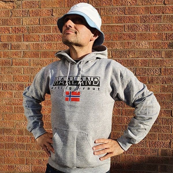 Haaland Grey Hoodie