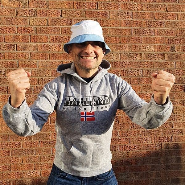 Haaland Grey Hoodie