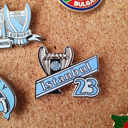 Istanbul 23 Champions Pin Badge