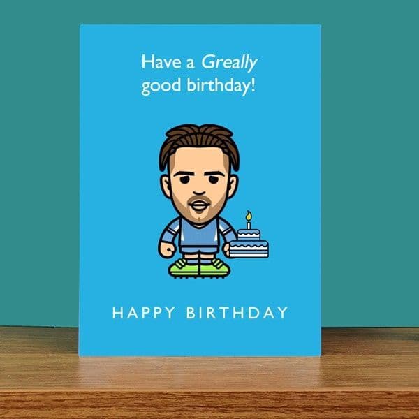 Jack Grealish Birthday Card