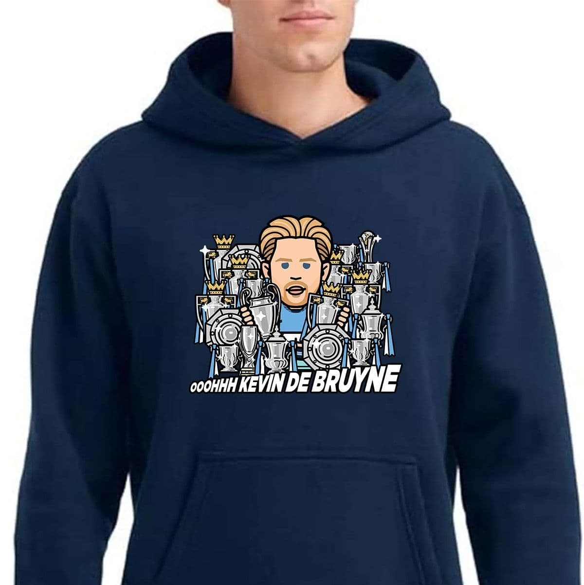 Kevin De Bruyne Navy Hoodie