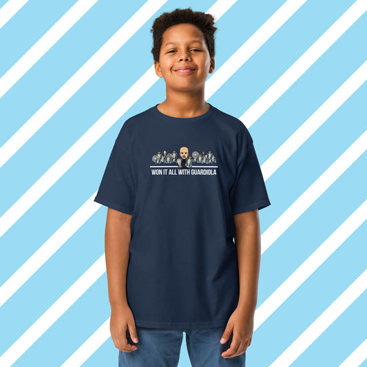 Children's Won It All With Guardiola Navy T-shirt