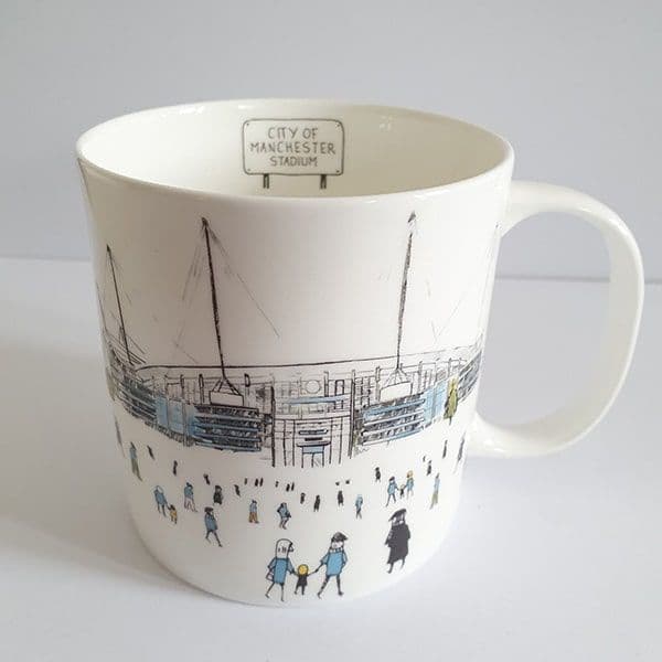 Large Bone China City of Manchester Stadium  Mug
