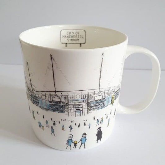 Large Bone China City of Manchester Stadium  Mug
