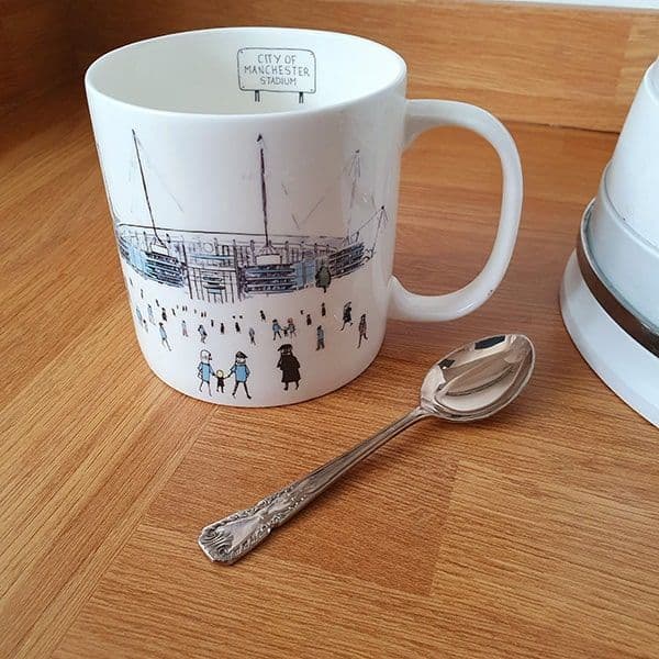 Large Bone China City of Manchester Stadium  Mug