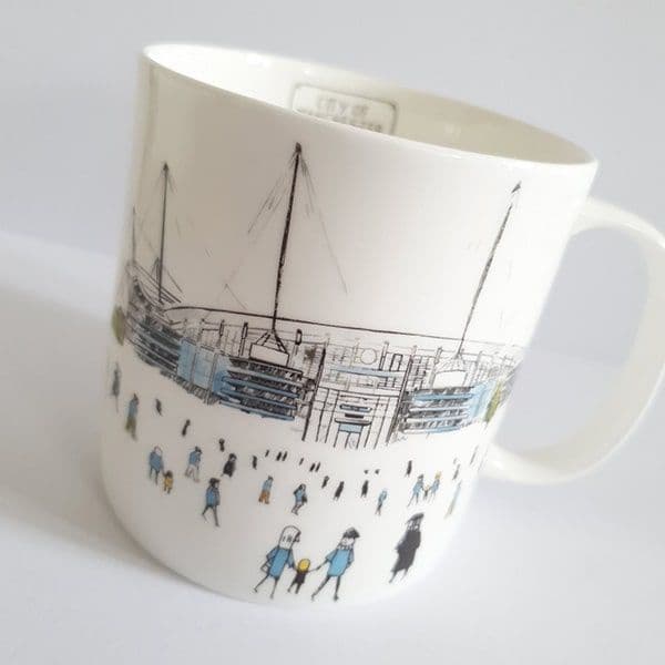 Large Bone China City of Manchester Stadium  Mug