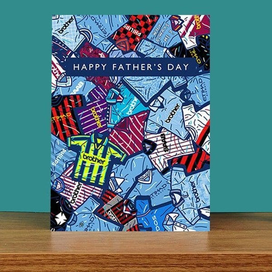 Legendary Manchester City Kits Father's Day Card