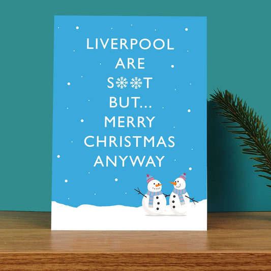 Liverpool Are S**t Christmas Card