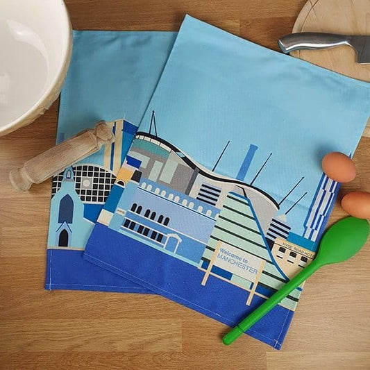 Manchester  Skyline Tea Towel