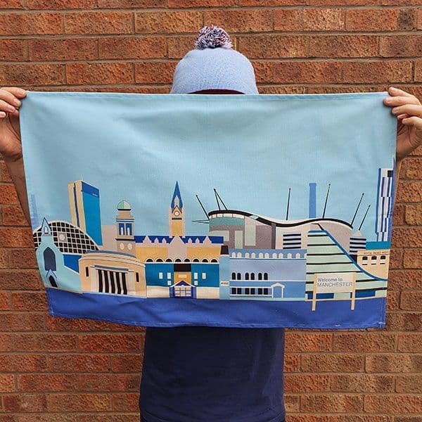 Manchester  Skyline Tea Towel