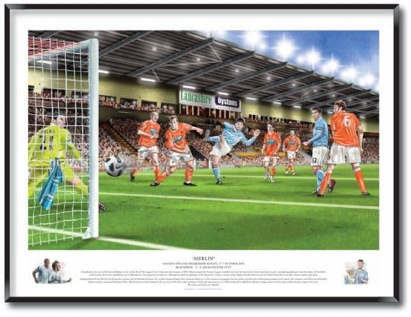 "Merlin"  David Silva's first City goal