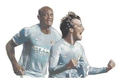 "Merlin"  David Silva's first City goal