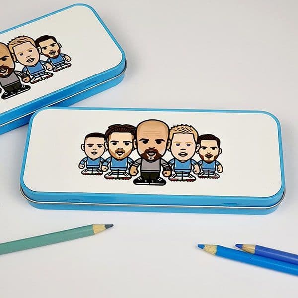 Personalised Pep & City Team Pencil Case