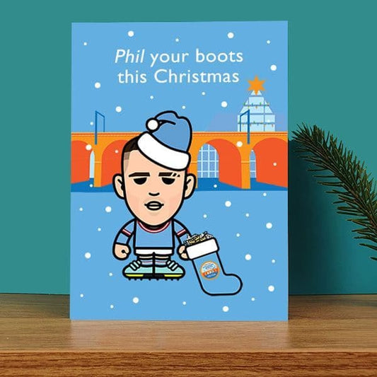 Phil Your Boots Christmas Card