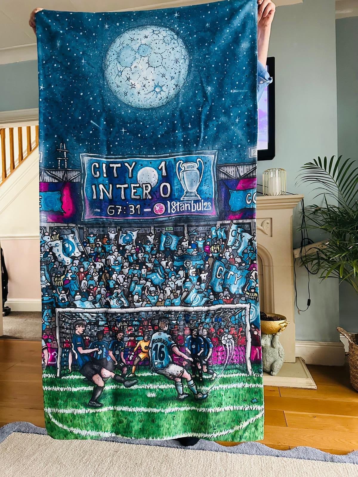Rodri Istanbul Blue Moon Towel