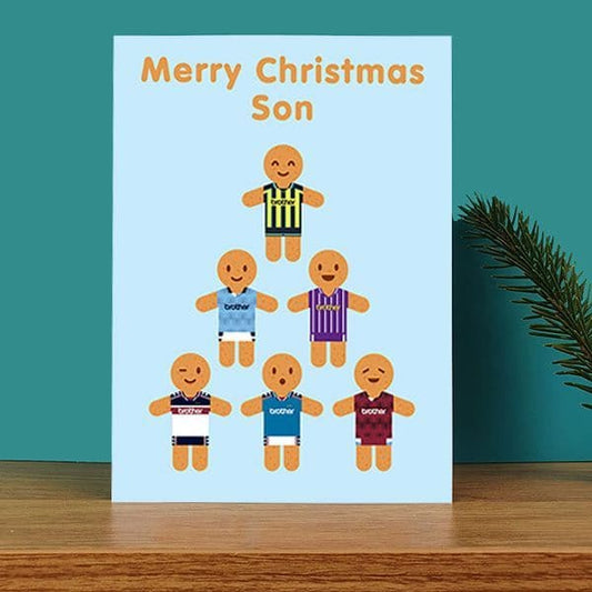 Son Gingerbread Christmas Card