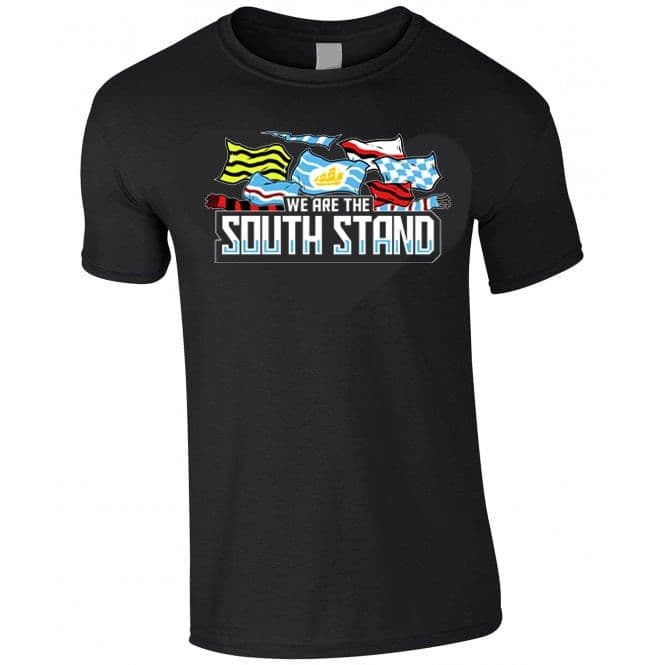 South Stand Flag Black T-shirt