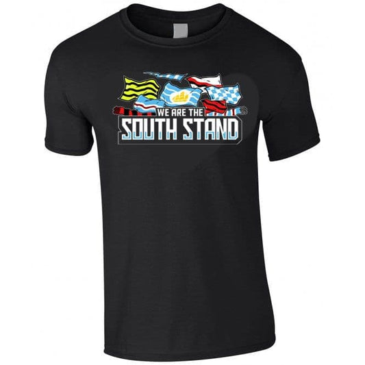 South Stand Flag Black T-shirt