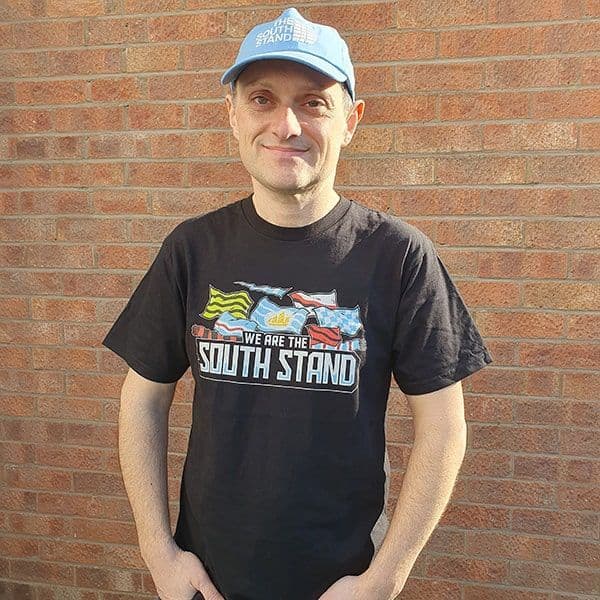 South Stand Flag Black T-shirt