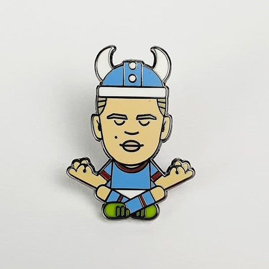 Striking Viking Haaland Pin Badge