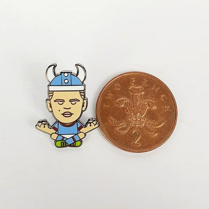 Striking Viking Haaland Pin Badge