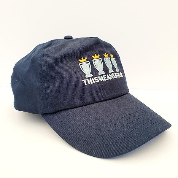 This Means Four Navy Cap