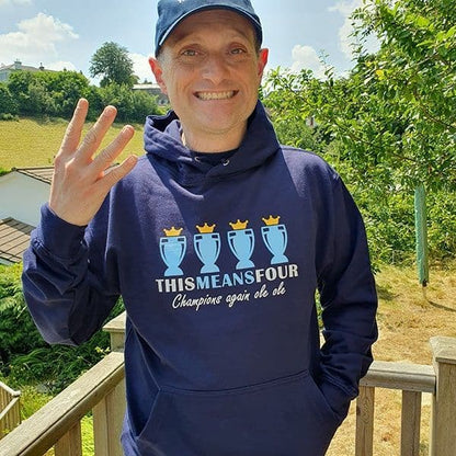 This Means Four Navy Hoodie