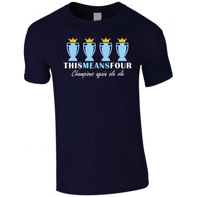This Means Four T-shirt Navy