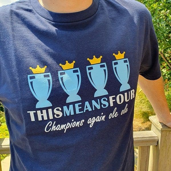 This Means Four T-shirt Navy