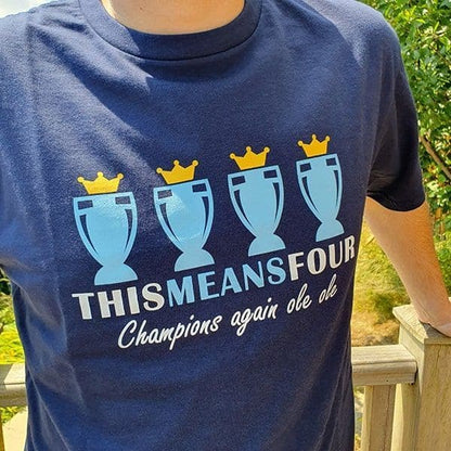 This Means Four T-shirt Navy