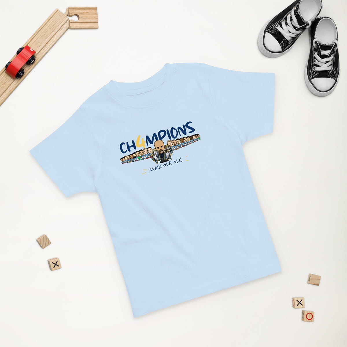 Children's Champions Sky Blue T-shirt
