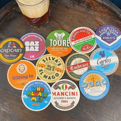 Treble Winners Beer Mats